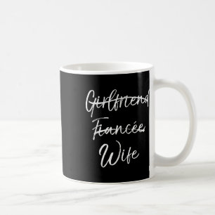 Cute Bröllop Gift Not Girlkompis Fiancée Mared Ou Kaffemugg
