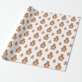 Cute Brown Bear Kids Gift Presentpapper