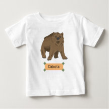 Cute Brown Bear Unge med Namn
