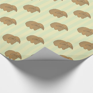 Cute Brown Buny Presentpapper