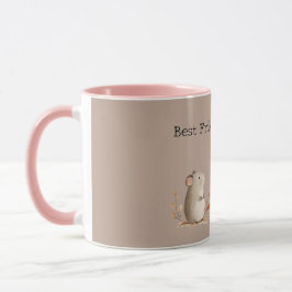 Cute Brown Cream Hedgehog Mouse Appreciation Mugg