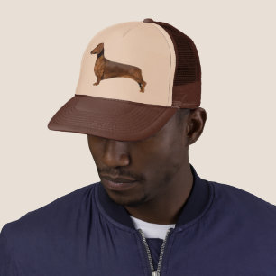 Cute Brown Dachshund Hund Keps