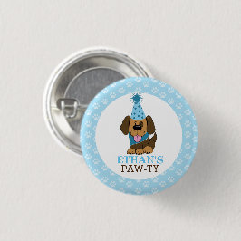 Cute Brown Handsome Puppy Hund Birthday Knapp