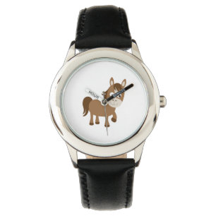 Cute Brown Horse Armbandsur
