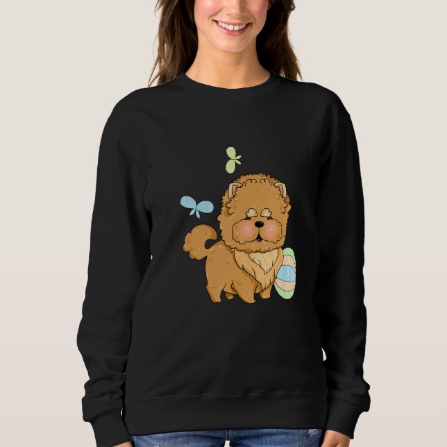 Cute Brown Hund och Boll T Shirt (Framsida)