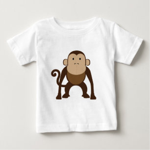 Cute Brown Monkey T Shirt