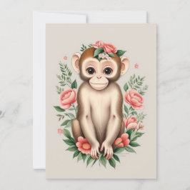 Cute Brown Monkey Tack Kort