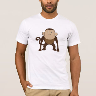 Cute Brown Monkey Tee