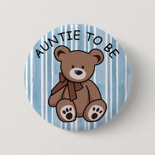 Cute Brown Nalle Moster ska vara Knapp