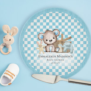 Cute Brown Nalle Picnic Baby Shower