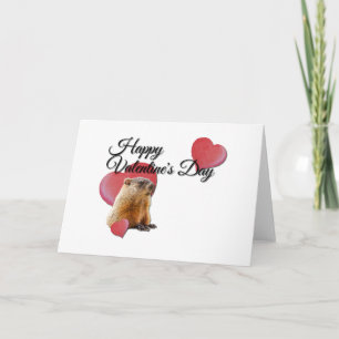Cute brunmaren gris Glad Alla hjärtans dag Kort