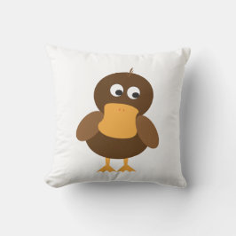 Cute Brunt anka Kudde