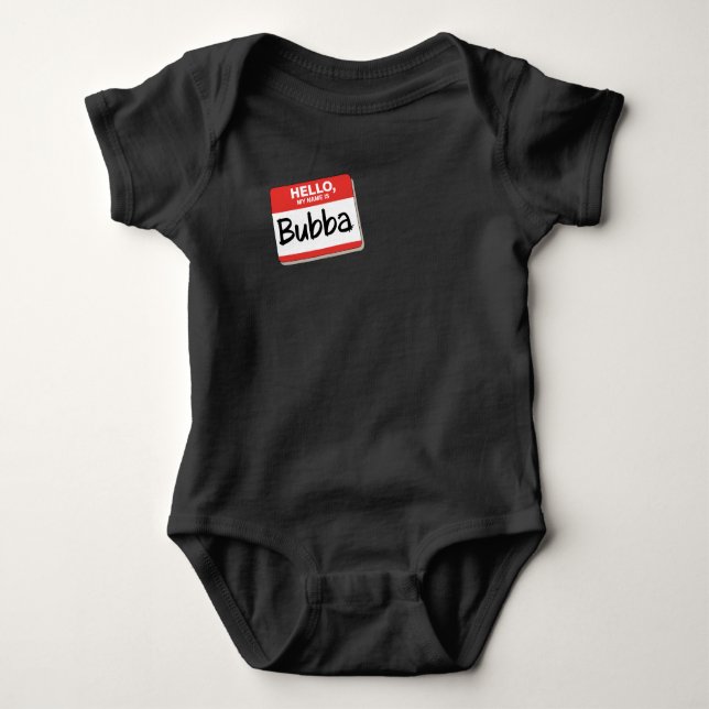 Cute Bubba Baby T-Shirt (Framsida)
