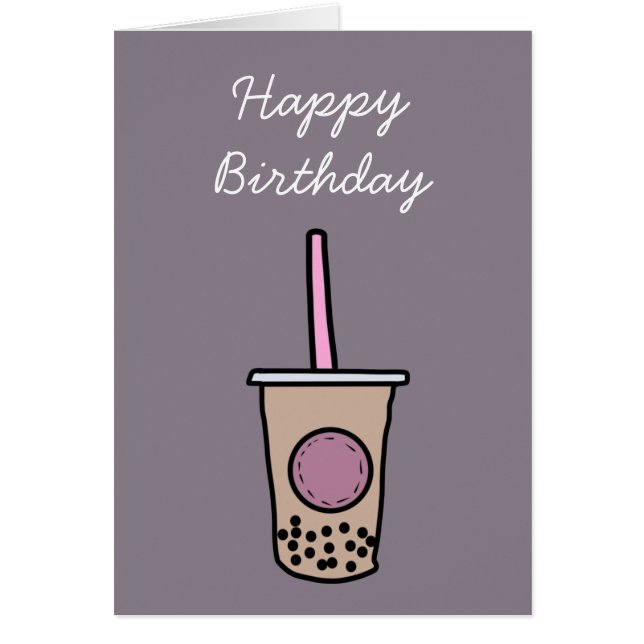 Cute bubbelte hälsningskort (Framsidan)