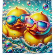’Cute Bubble Bath Rubber Ducklings’