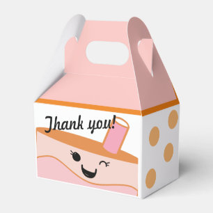 Cute Bubble Tea Boba Party Presentaskar