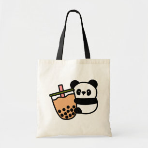 Cute Bubble Tea & Panda Bear Tygkasse