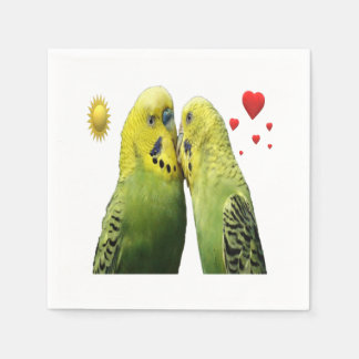 Cute Budgie Design Pappersservett
