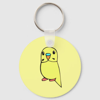 Cute Budgie Keychain Nyckelring