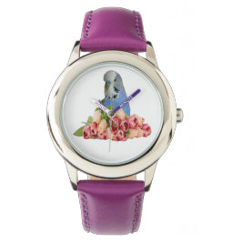 Cute Budgies Design Armbandsur