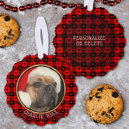 Cute Buffalo Play Hearts Anpassningsbar Hund Pet-j