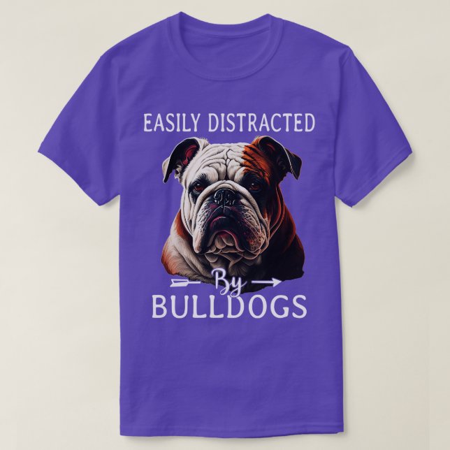 Cute bulldog 1 t shirt (Design framsida)
