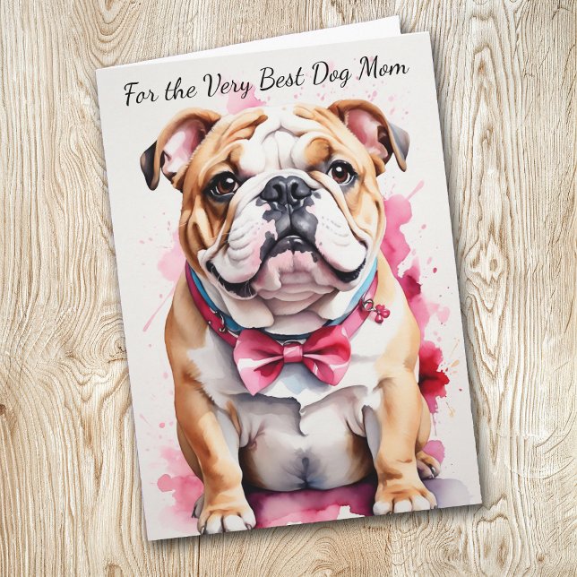 Cute Bulldog du gör mitt Svan-vykort Helgkort (Skapare uppladdad)