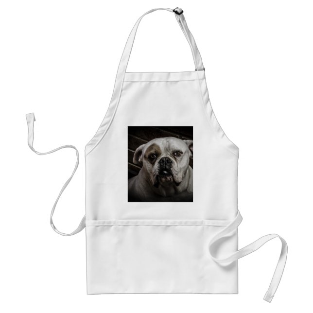 Cute Bulldog Förkläde (Framsidan)
