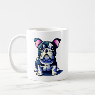 Cute Bulldog Kaffemugg