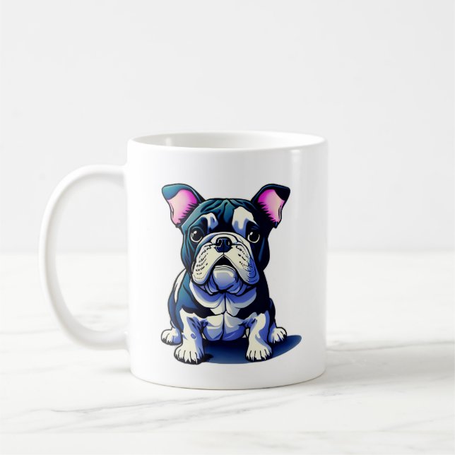 Cute Bulldog Kaffemugg (Vänster)