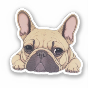 Cute Bulldog Klistermärken
