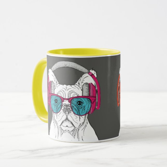 Cute Bulldog Mugg (Framsida vänster)