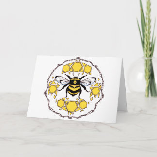 Cute Bumblebecard Helgkort