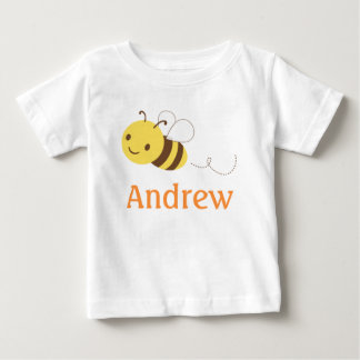 Cute Bumblebee Anpassningsbar Personlig Baby Namn Tee