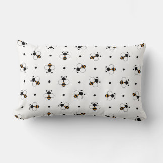 Cute Bumblebee Pillow Lumbarkudde