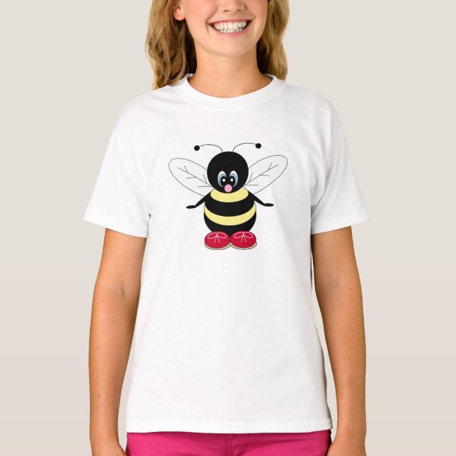 Cute Bumblebee Shirt T-shirt (Framsida)
