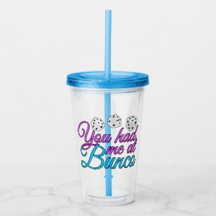 Cute Bunco Game Night Rosa Blue Dice Take Away Mugg