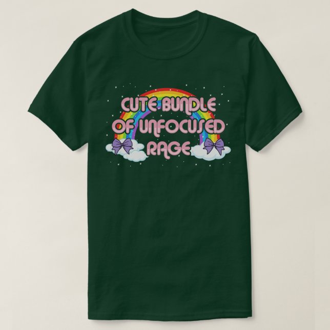 Cute Bundle of Unfokused Rage Funny Pastel Goth Ra T Shirt (Design framsida)