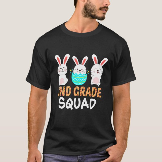 Cute Bunnies 2:e Klass Lachertorget Påsk Dag Ti T Shirt (Framsida)