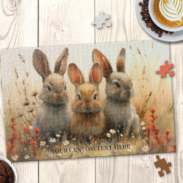 Cute Bunnies Animal Land Puzzle Pussel