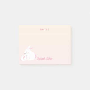 Cute bunnies Anteckningar efter Personlig Post-it Block