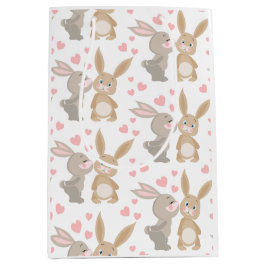 Cute Bunnies Medium Gift Bag