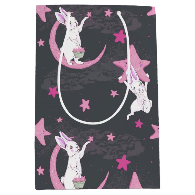 Cute Bunnies och Rosa Stars (Framsidan)