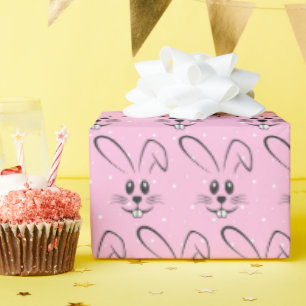 Cute Bunnies på Polka dots Presentpapper