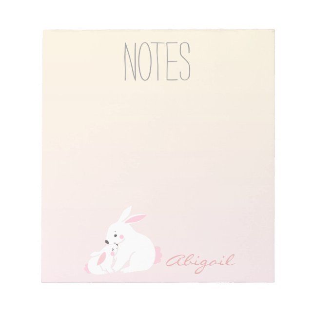 Cute bunnies | PERSONLIG Anteckningsblock (Framsida)