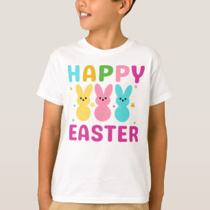Cute Bunnies Roligt Glad påsk T Shirt