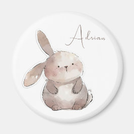 Cute Bunny 2, personlig Magnet