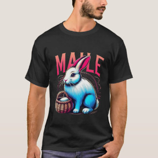 Cute Bunny Älskare Tee: Mjuk och välbetänkt kanin T Shirt