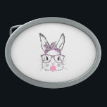 Cute Bunny Ansikte Rosa Leopard Glasses Bubblegum<br><div class="desc">Cute Bunny Ansikte Rosa Leopard Glass Bubblegum Påsk Day</div>