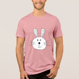 Cute Bunny Ansikte T Shirt